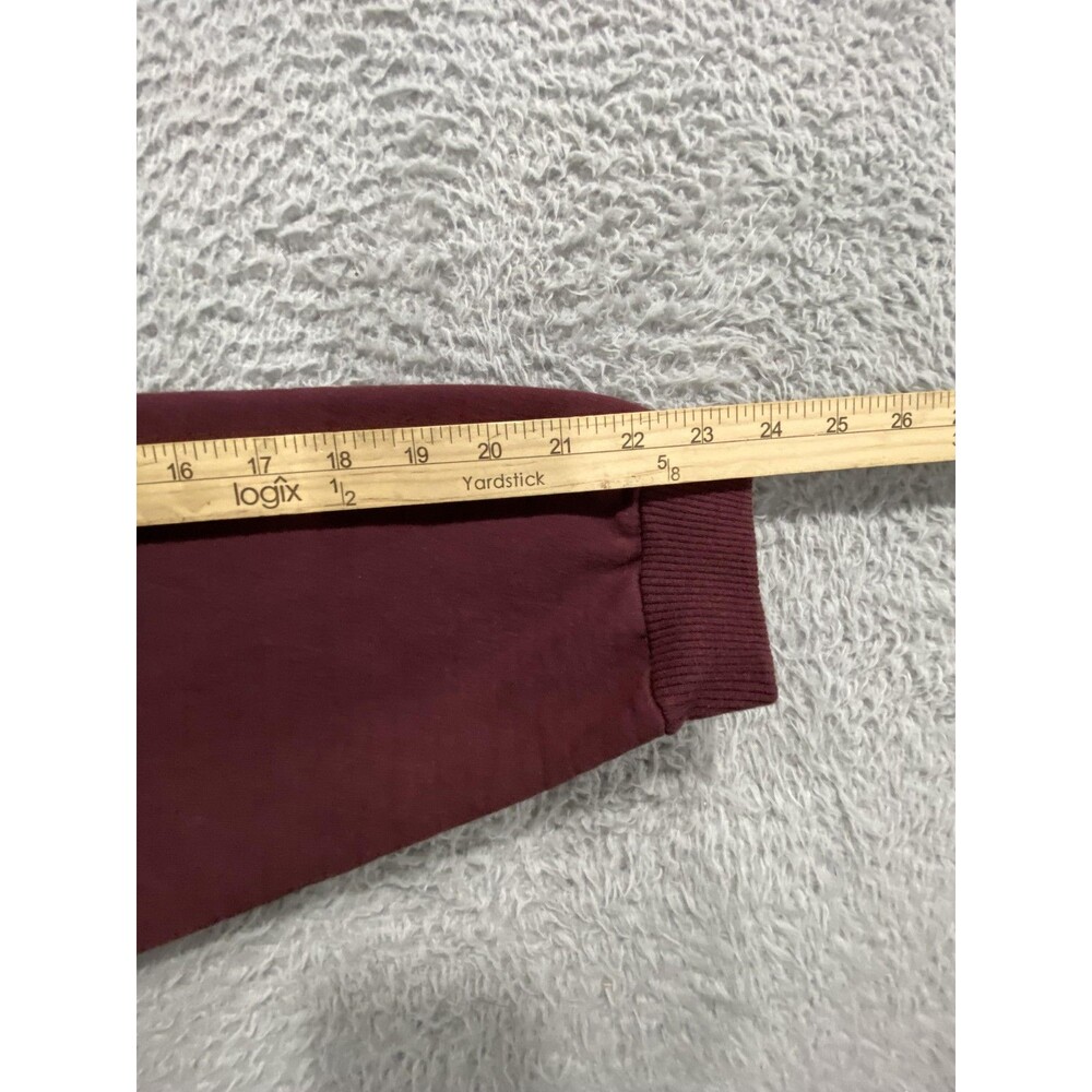 Bulletin Polo Shirt Mens Medium Maroon Whistler Since 1965 Long Sleeve Cotton - Picture 10 of 12